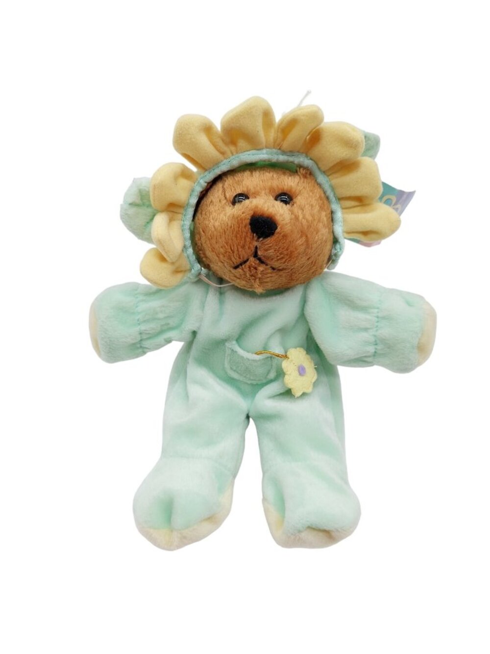 GAC Teddy Bear In Sunflower Costume Plush Stuffed Animal 1999